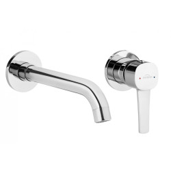 Invena Glamour bateria umywalkowa podtynkowa chrom