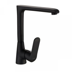 Invena Siros bateria zlewozmywakowa czarna