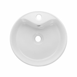 Invena Granada umywalka nablatowa 41 cm okrągła, z otworem na baterię