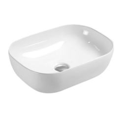 Invena Vitoria umywalka nablatowa 45,5 cm prostokątna