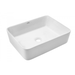 Invena Paros umywalka nablatowa 48,5 Cm prostokątna