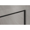 Invena ścianka walk-in ii 80x200cm 8mm shiny-glass czarna