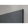 Invena ścianka walk-in ii 120x200cm grafit 8mm shiny-glass czarna