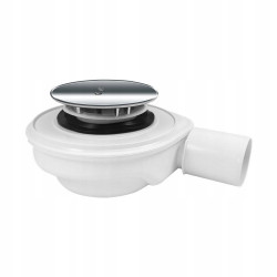 Invena Vitoria kabina kabina natryskowa półokrągła 90x90 chrom szkło transparentne