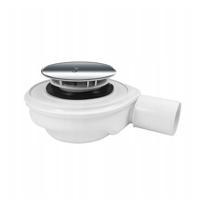 Invena Vitoria kabina kabina natryskowa półokrągła 90x90 chrom szkło transparentne