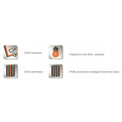 Invena Vitoria kabina kabina natryskowa półokrągła 90x90 chrom szkło transparentne