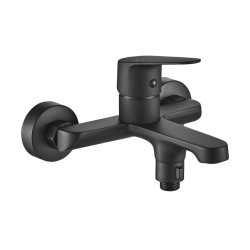 Bateria wannowa SAGRA ścienna bez zestawu natryskowego czarna