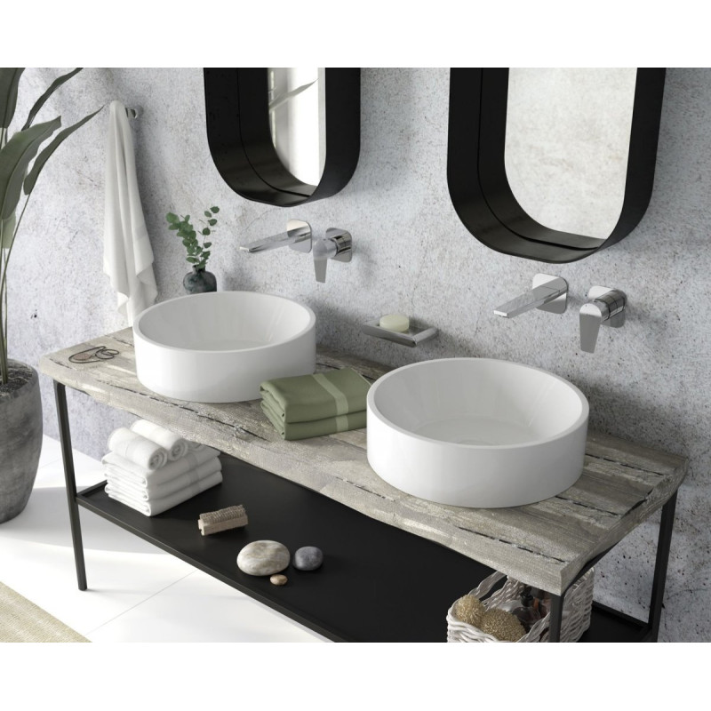 Deante Agawa  bateria umywalkowa podtynkowa chrom