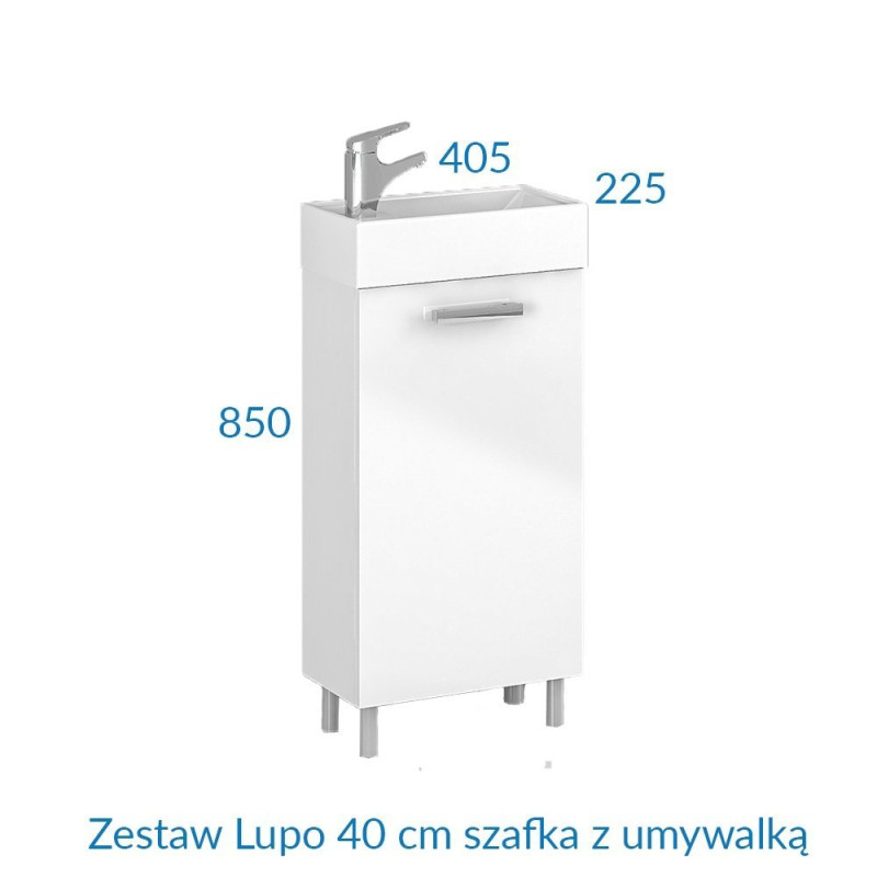Astor Zestaw Lupo 40 cm szafka z umywalką