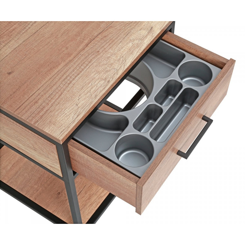 Astor Kompaktowa Szafka MODUS 50 cm z Blatem Umywalkowym i Szufladą