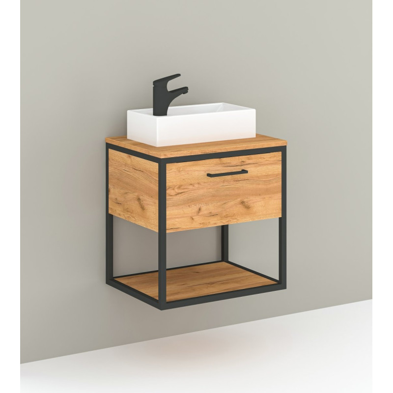 Astor Modus Beta Zestaw 50 cm - Szafka z Blatem drewno