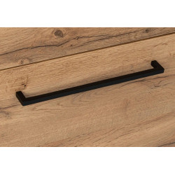 Słupek stojący łazienkowy Astor SOL WOTAN 40 cm półki czarne uchwyty