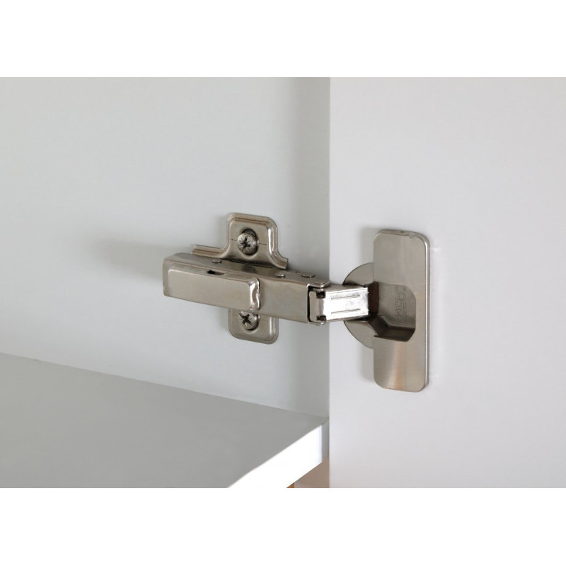 Astor Słupek łazienkowy SPEK 35 cm, biały/dąb country, MDF/cichy domyk