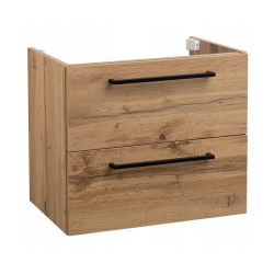 Zestaw łazienkowy ASTOR szafka wisząca z umywalką ASTER 60cm dąb wotan