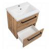 Zestaw łazienkowy ASTOR szafka wisząca z umywalką ASTER 50cm dąb wotan