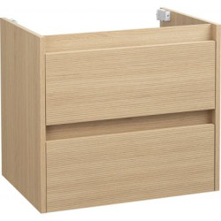 Elegancja i Funkcjonalność - Szafka z Umywalką ASTOR ARIA 60cm, Dąb, 2 Szuflady z Cichym Domykiem