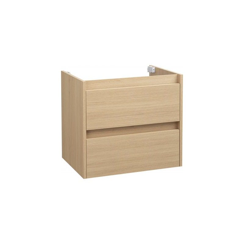 Elegancja i Funkcjonalność - Szafka z Umywalką ASTOR ARIA 60cm, Dąb, 2 Szuflady z Cichym Domykiem