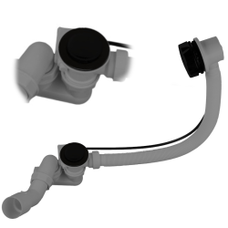 Aqua ForYou automatyczny syfon wannowy - czarny