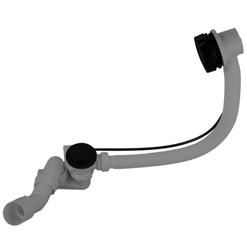 Aqua ForYou automatyczny syfon wannowy - czarny