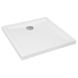 Besco brodzik kwadratowy Aquarius Slimline 80x80 z syfonem