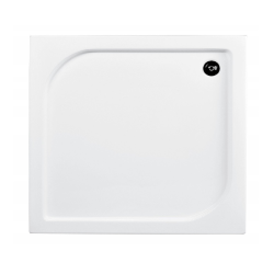 Besco brodzik kwadratowy Oskar 80x80 z syfonem