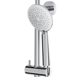 Cersanit Zen zestaw prysznicowy ścienny termostatyczny z deszczownicą chrom