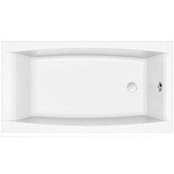 Cersanit Virgo 140x75 wanna prostokątna akrylowa, syfon nogi ręcznik