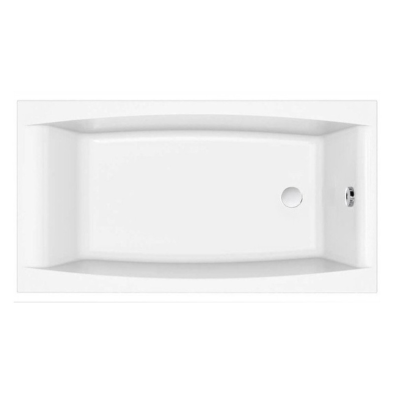 Cersanit Virgo 140x75 wanna prostokątna akrylowa, syfon nogi ręcznik