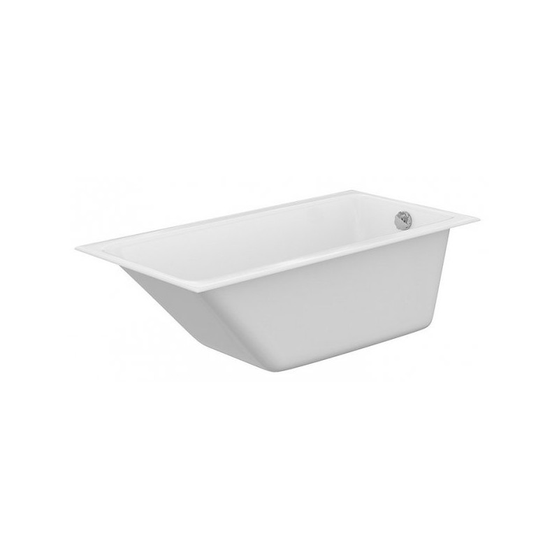 Cersanit wanna prostokątna Crea Slim 150x75z syfonem i nóżkami