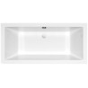 Cersanit wanna prostokątna Intro 160x75 z syfonem i nóżkami