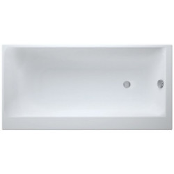 Cersanit wanna prostokątna Smart 160x80 lewa z syfonem i nóżkami