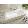 Cersanit wanna prostokątna Octavia 170x70 z syfonem i nóżkami