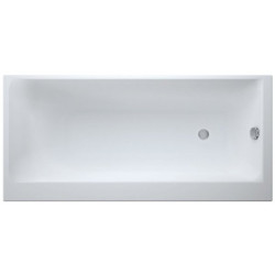 Cersanit wanna prostokątna Smart 170x80 lewa z nóżkami i syfonem