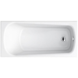 Cersanit wanna prostokątna Nao 150x70 z białą obudową, syfonem i nóżkami