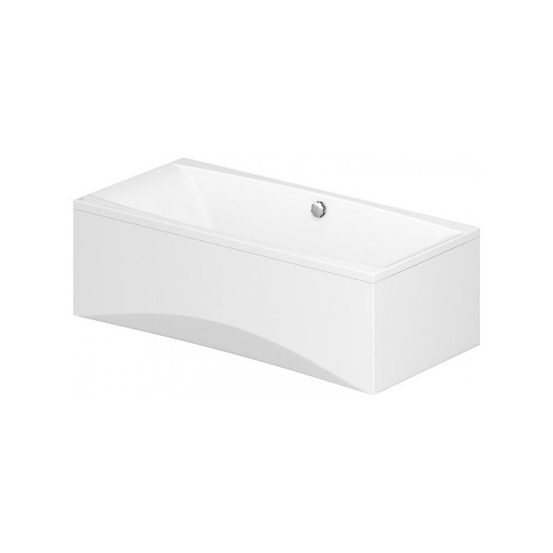 Cersanit wanna prostokątna Virgo 190x90 z białą obudową, syfonem i nóżkami