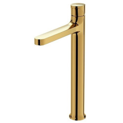 Cersanit Inverto bateria wysoka umywalkowa złota