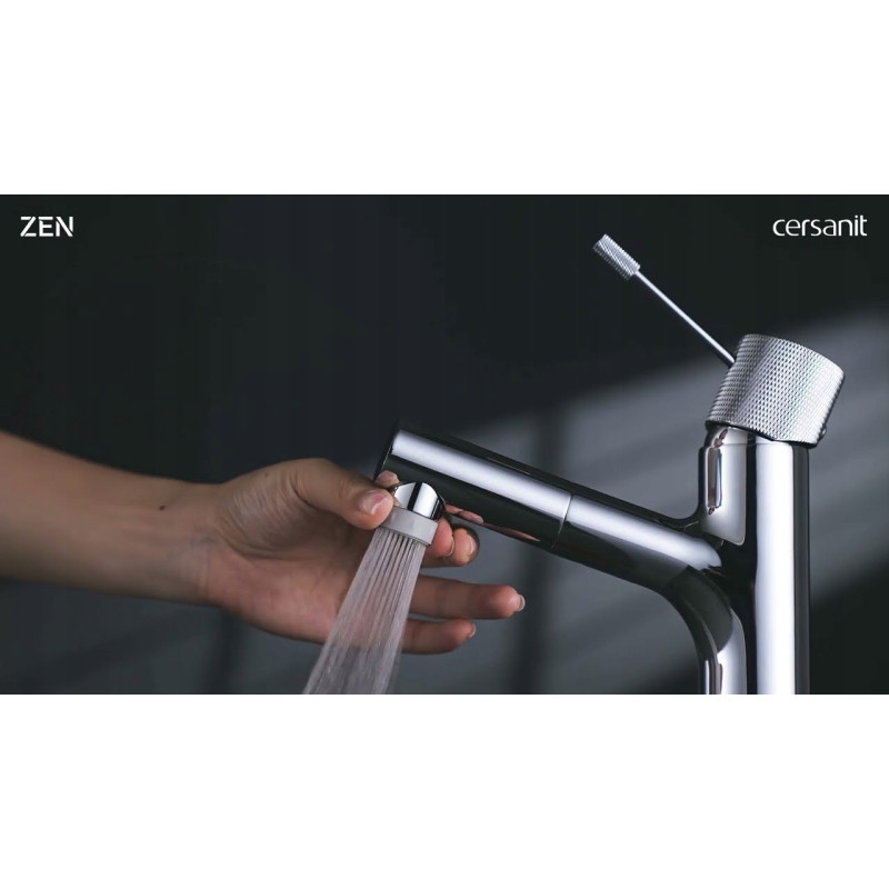 Cersanit Zen bateria umywalkowa chromowana