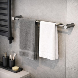 Cersanit ZEN Wieszak Podwójny Na Ręcznik - chrom