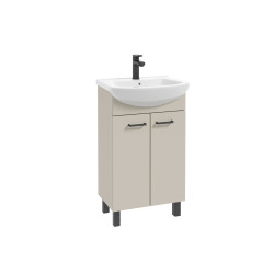 Szafka łazienkowa z umywalką defra Novelty D50 kaszmir