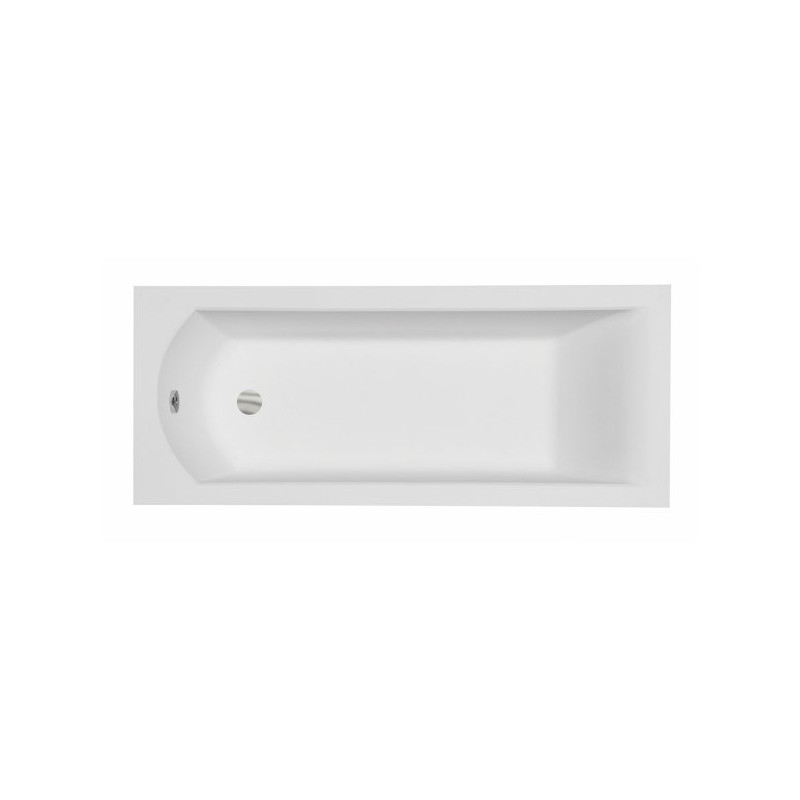 Besco wanna prostokątna Shea 170x70 z syfonem chrom i nóżkami