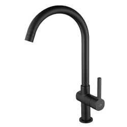 Laveo Alita bateria zlewozmywakowa stojąca czarne