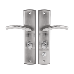 FRIDA Klamka Zew. Satyna Lewa - Nowoczesność i Bezpieczeństwo dla Twoich Drzwi