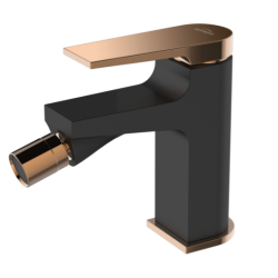 Invena Midnight bateria bidetowa Black/ Gold Rose