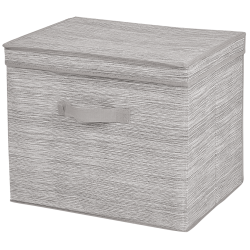 Eleganckie Beżowe Pudełko z Pokrywką MIAMI - Stylowe Przechowywanie 300x400x250 mm