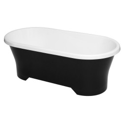 Wanna wolnostojąca Amona Nero 150x75 cm