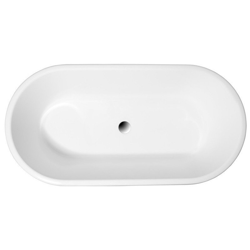 Wanna wolnostojąca Amona Nero 150x75 cm