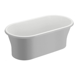 Wanna wolnostojąca akrylowa Amona New biała 150x75 cm