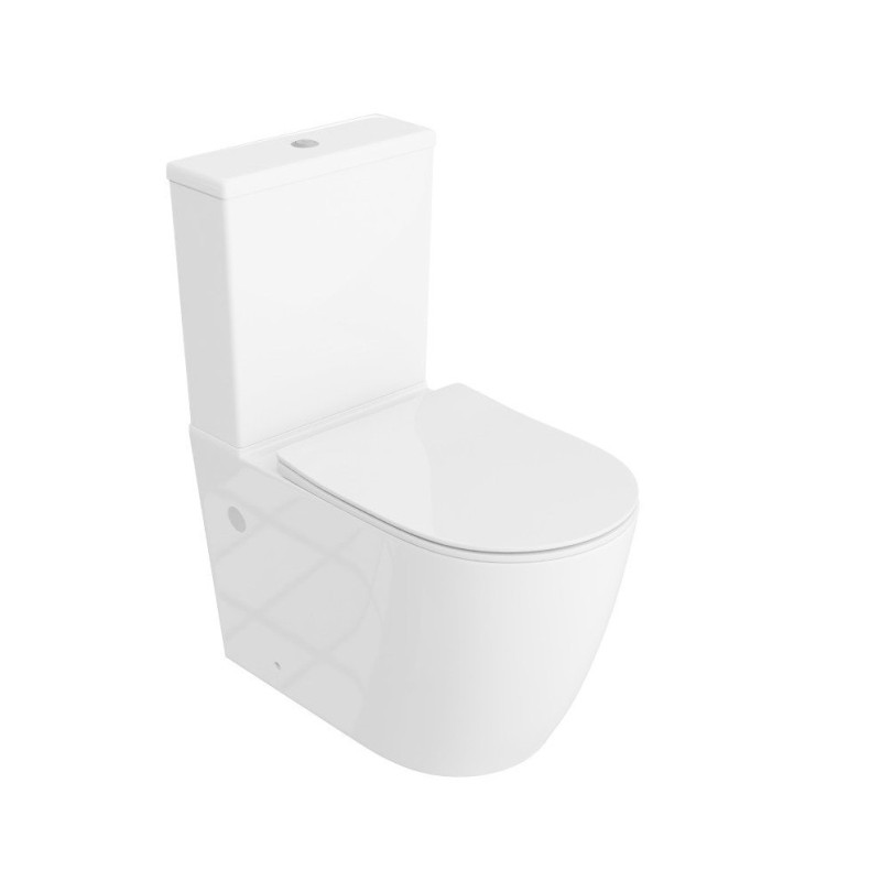 Lavita Kompakt WC Runson 2.0 wirowy bezrantowy z deską wolnoopadającą