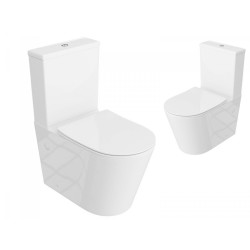 Lavita Kompakt WC Anton 2.0 wirowy bezrantowy z deską wolnoopadającą