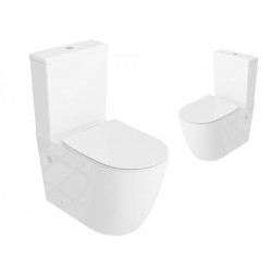 Lavita Kompakt WC Runson 2.0 wirowy bezrantowy z deską wolnoopadającą